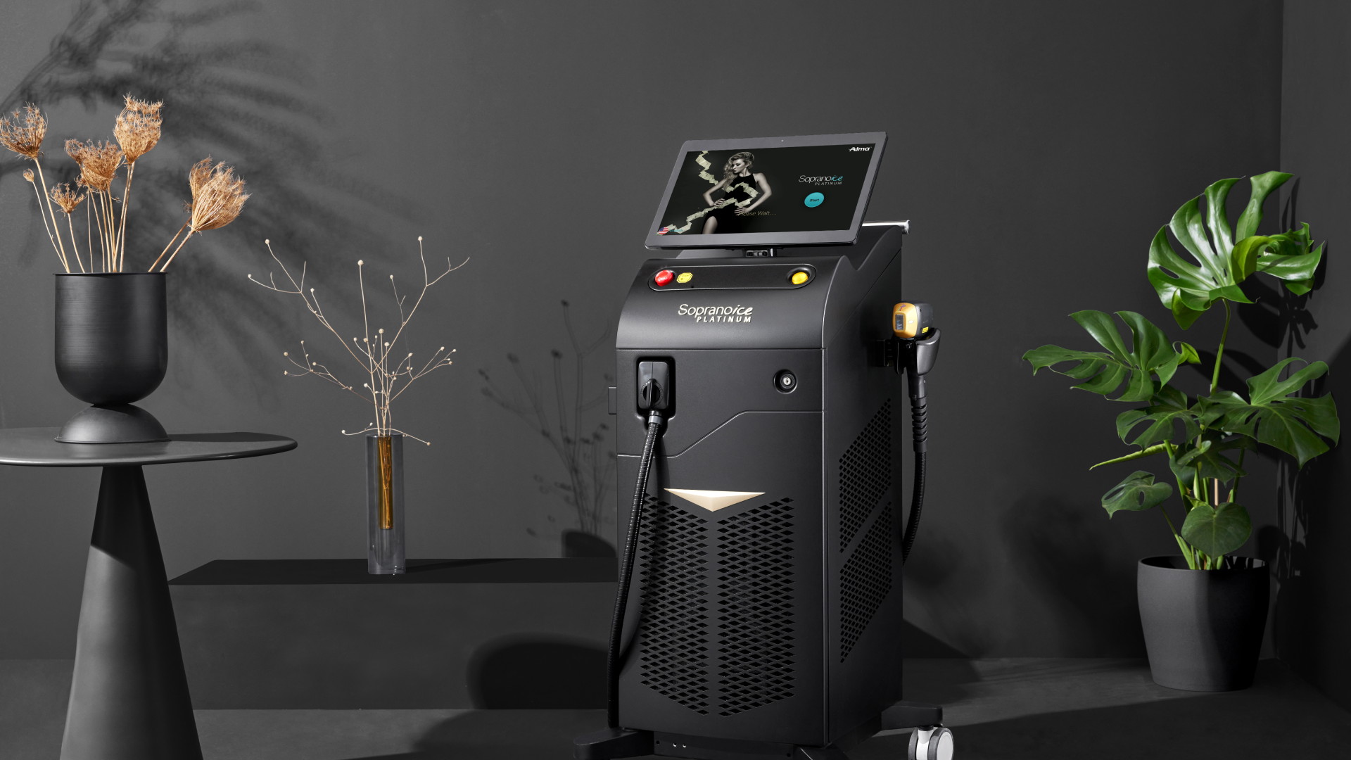 SopranoICE Platinum trio-wavelength laser hair removal machine at Cleaura Clinic Nagpur